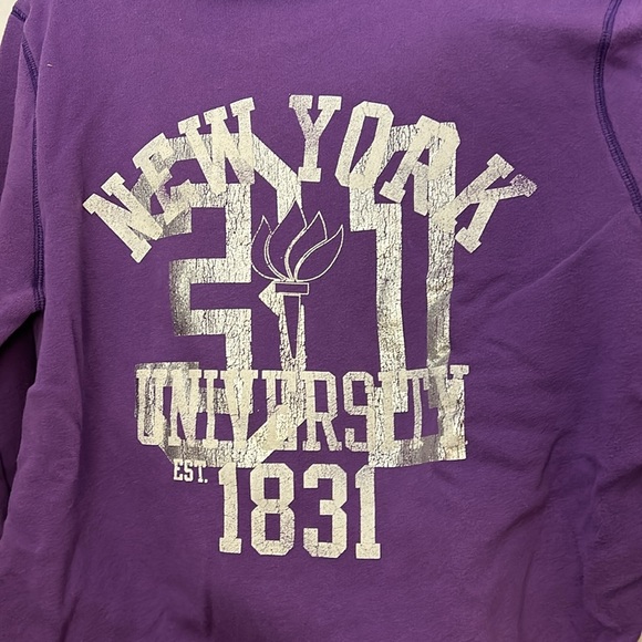 PINK NYU sweatshirt, medium - Picture 2 of 4